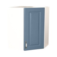 Corp superior 57 colt cu 1 usa Zebra MDF albastru drept Corp superior 57 colt cu 1 usa Zebra MDF albastru drept